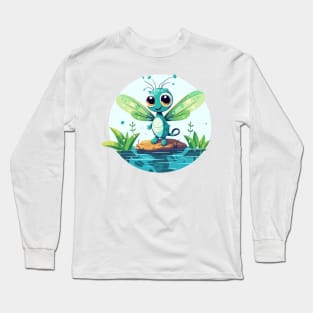 Flying baby Lizard Long Sleeve T-Shirt